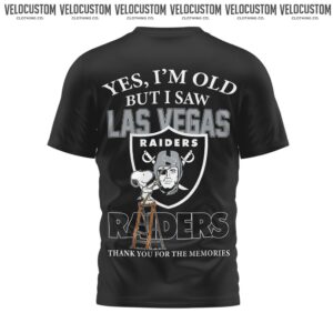 Las Vegas Raiders Snoopy Yes I Am Old But I Saw Raiders Shirt