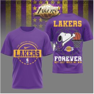 Los Angeles Basketball Snoopy Forever Lakers Shirt