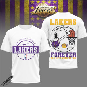 Los Angeles Basketball Snoopy Forever Lakers Shirt