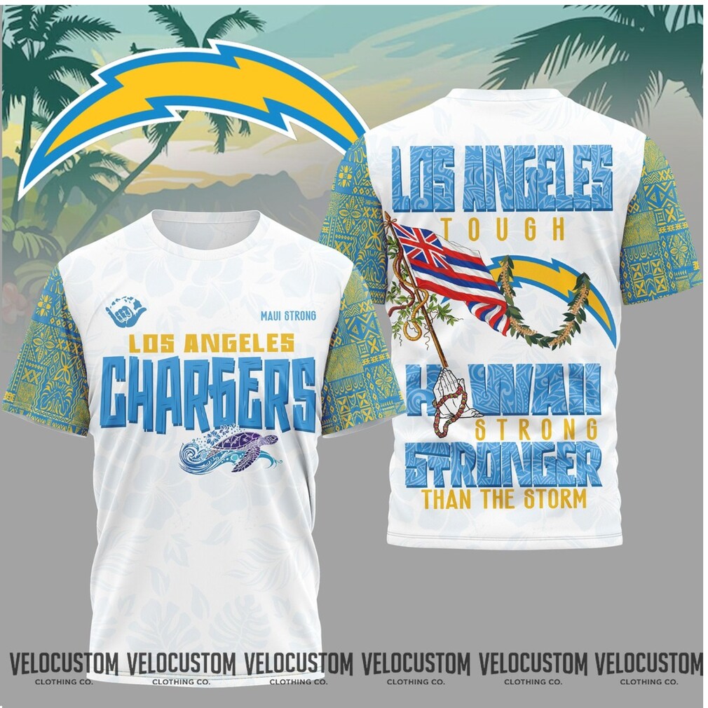 Los Angeles Chargers Maui Strong Hawaii Turtle Polynesian Football Shirt Los Angeles Chargers Maui Strong Hawaii Turtle Polynesian Football Shirt