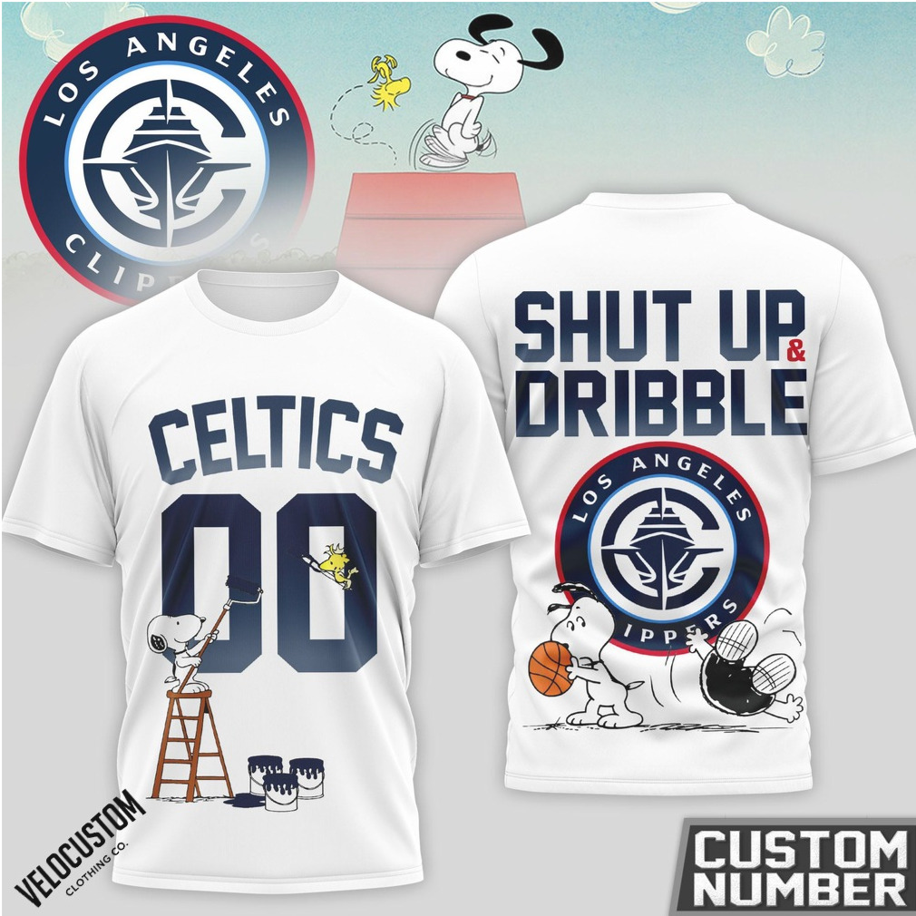 Los Angeles Clippers Snoopy Basketball Custom Number Shirt Los Angeles Clippers Snoopy Basketball Custom Number Shirt