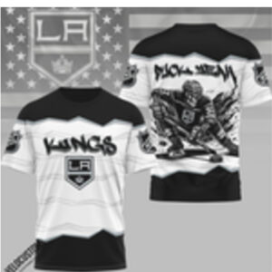 Los Angeles Hockey Skull Skeleton Graphic Sports Shirt
