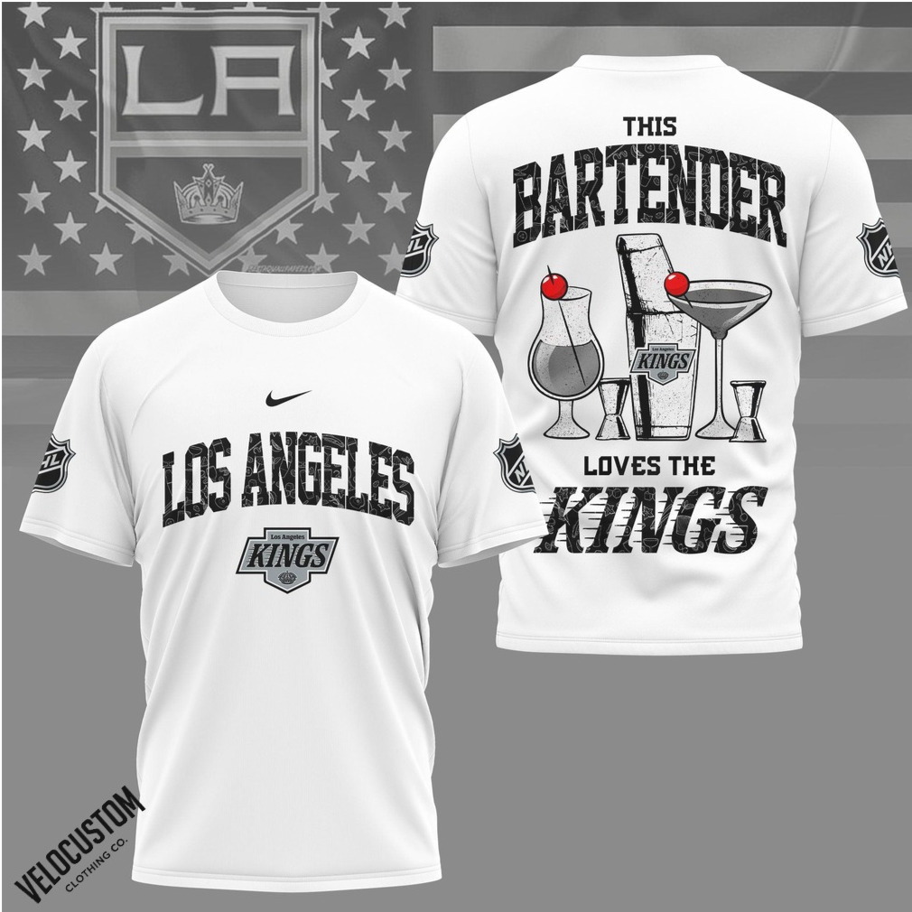 Los Angeles Kings Bartender Cocktail NHL Hockey Shirt Los Angeles Kings Bartender Cocktail NHL Hockey Shirt