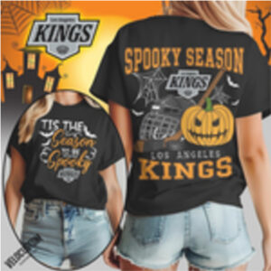 Los Angeles Kings Spooky Season Pumpkin Hockey Shirt