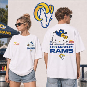 Los Angeles Rams Cute Cat Cowboy Hat Football Shirt