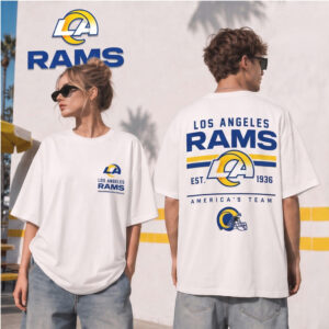 Los Angeles Rams Football Retro Mascot Est 1936 Shirt