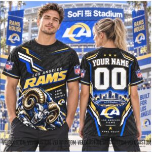 Los Angeles Rams Football SoFi Stadium Custom Shirt