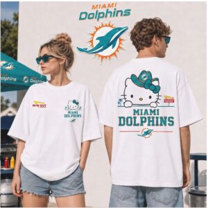 Miami Dolphins Cute Cat Cowboy Hat Football Shirt