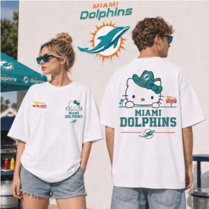 Miami Dolphins Cute Cat Cowboy Hat Football Shirt