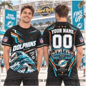 Miami Dolphins Football Hard Rock Stadium Custom Shirt