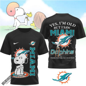 Miami Dolphins Snoopy Vintage Shirt