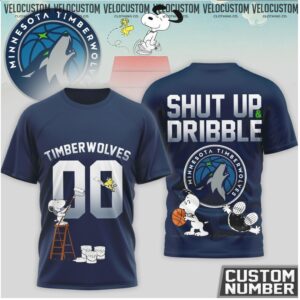 Minnesota Basketball Snoopy Dribble Shirt