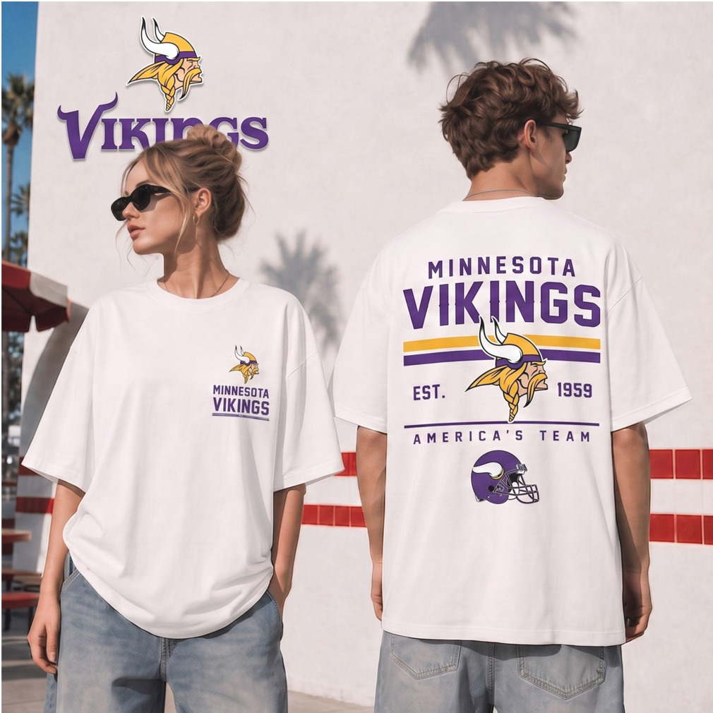 Minnesota Vikings Classic Helmet Football Shirt Minnesota Vikings Classic Helmet Football Shirt