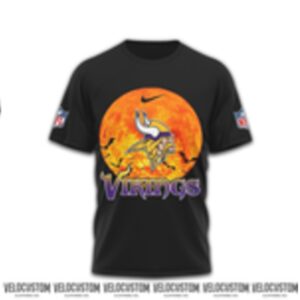 Minnesota Vikings Football Spooky Season Halloween Monster Shirt