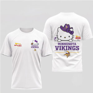 Minnesota Vikings Hello Kitty Cowboy Hat Shirt