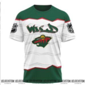 Minnesota Wild Skeleton Hockey Puck Yeah Shirt