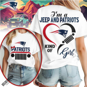 New England Football Jeep Heart Kind Of Girl Shirt