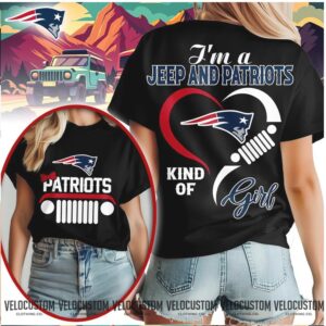 New England Football Jeep Heart Kind Of Girl Shirt