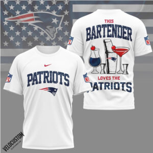 New England Patriots Bartender Loves Patriots Shirt