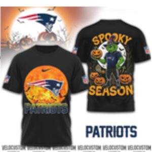 New England Patriots Grinch Spooky Season Halloween Shirt