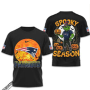 New England Patriots Grinch Spooky Season Halloween Shirt
