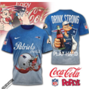 New England Patriots Popeye Drink Strong Shirt