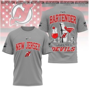 New Jersey Hockey Bartender Loves the Devils Shirt