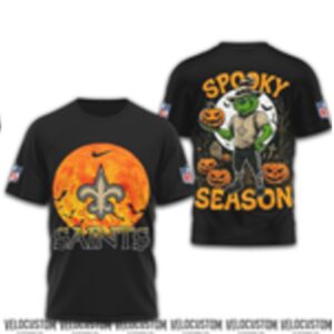 New Orleans Saints Grinch Spooky Season Halloween Shirt