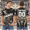 New Orleans Saints Mascot Dome Custom Name Football Shirt New Orleans Saints Mascot Dome Custom Name Football Shirt