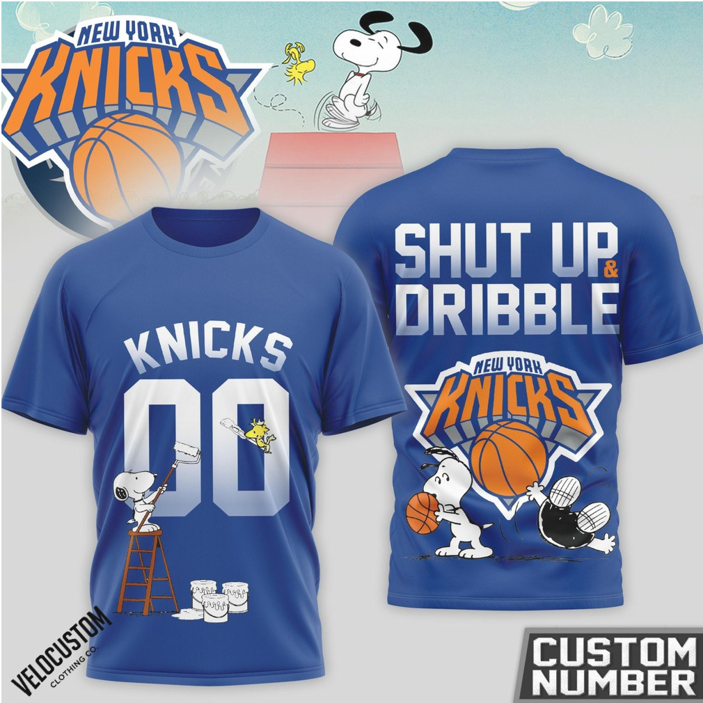 New York Basketball Snoopy Dribble Shirt New York Basketball Snoopy Dribble Shirt