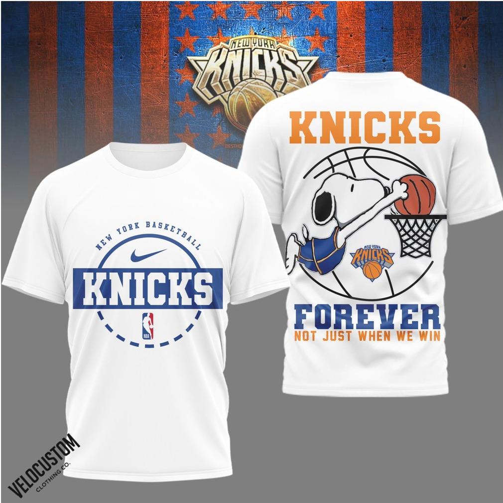 New York Basketball Snoopy Forever Shirt New York Basketball Snoopy Forever Shirt