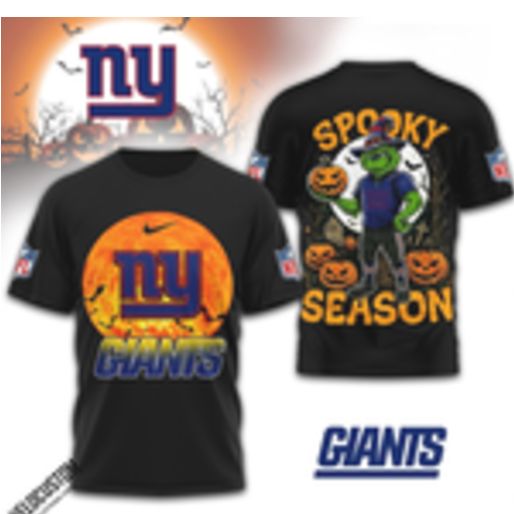 New York Giants Grinch Pumpkin Spooky Season Shirt New York Giants Grinch Pumpkin Spooky Season Shirt