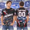 New York Jets Mascot Skyline Custom Name Football Shirt New York Jets Mascot Skyline Custom Name Football Shirt