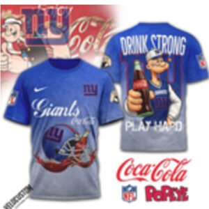 New York Giants Popeye Drink Strong Shirt