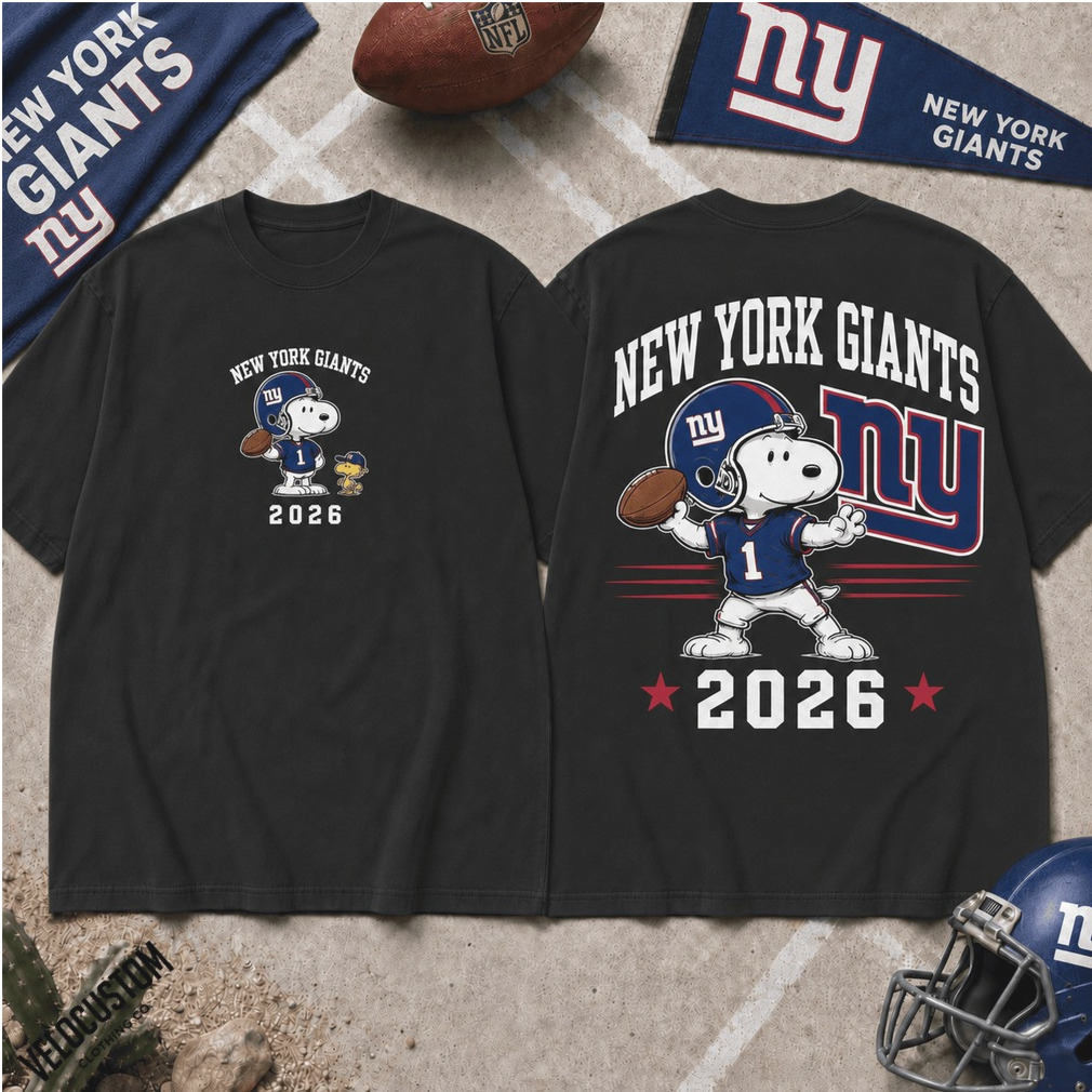 New York Giants Snoopy Football 2026 Shirt New York Giants Snoopy Football 2026 Shirt