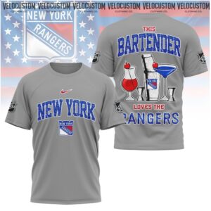 New York Hockey Bartender Loves the Rangers Shirt