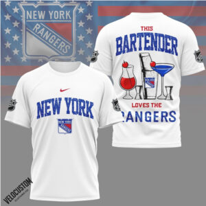 New York Hockey Bartender Loves the Rangers Shirt