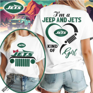 New York Jets Football Jeep Heart Design Shirt