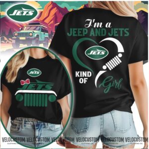 New York Jets Football Jeep Heart Design Shirt