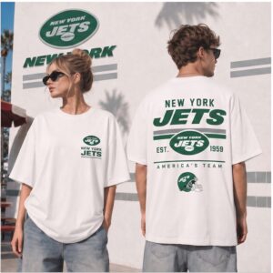 New York Jets Vintage Football America Team Shirt