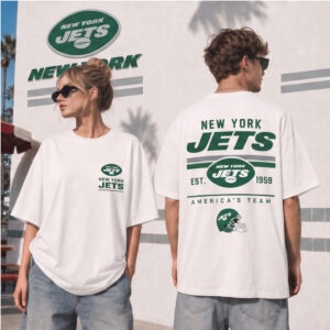 New York Jets Vintage Football America Team Shirt