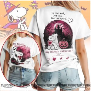 Peanuts Snoopy Halloween My Bloody Valentine Horror Shirt