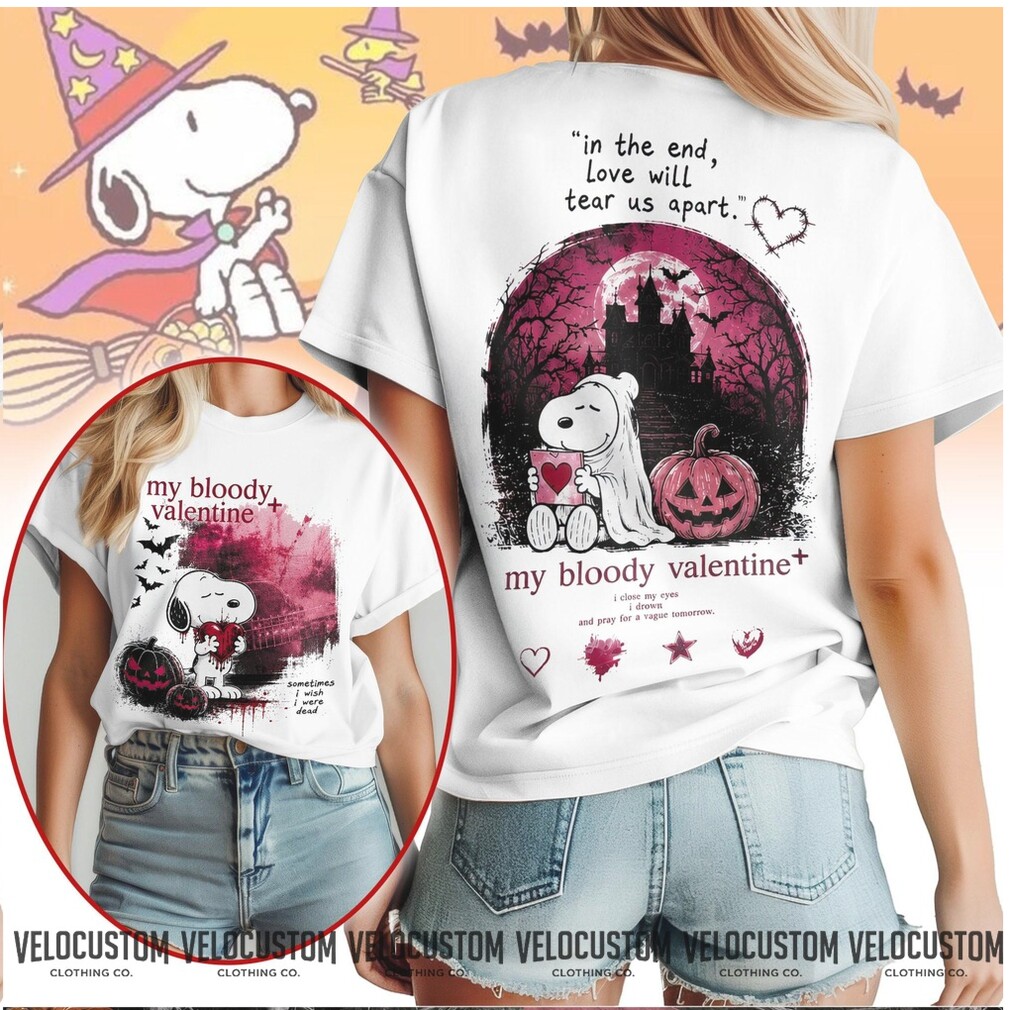 Peanuts Snoopy Halloween My Bloody Valentine Horror Shirt Peanuts Snoopy Halloween My Bloody Valentine Horror Shirt