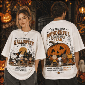 Peanuts Snoopy Halloween Pumpkin Patch Spooky Nights Shirt