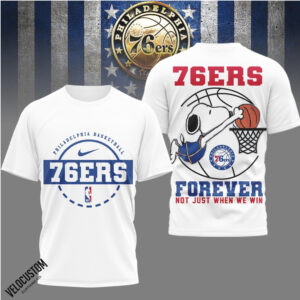 Philadelphia Basketball Snoopy Forever 76ers Shirt
