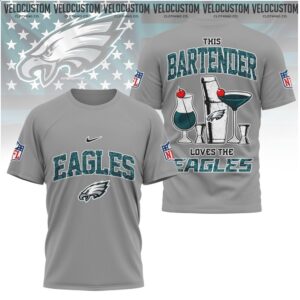 Philadelphia Eagles Bartender Cocktail Drink Fan Shirt
