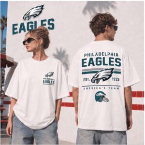 Philadelphia Eagles Football Vintage Helmet Est 1933 Shirt
