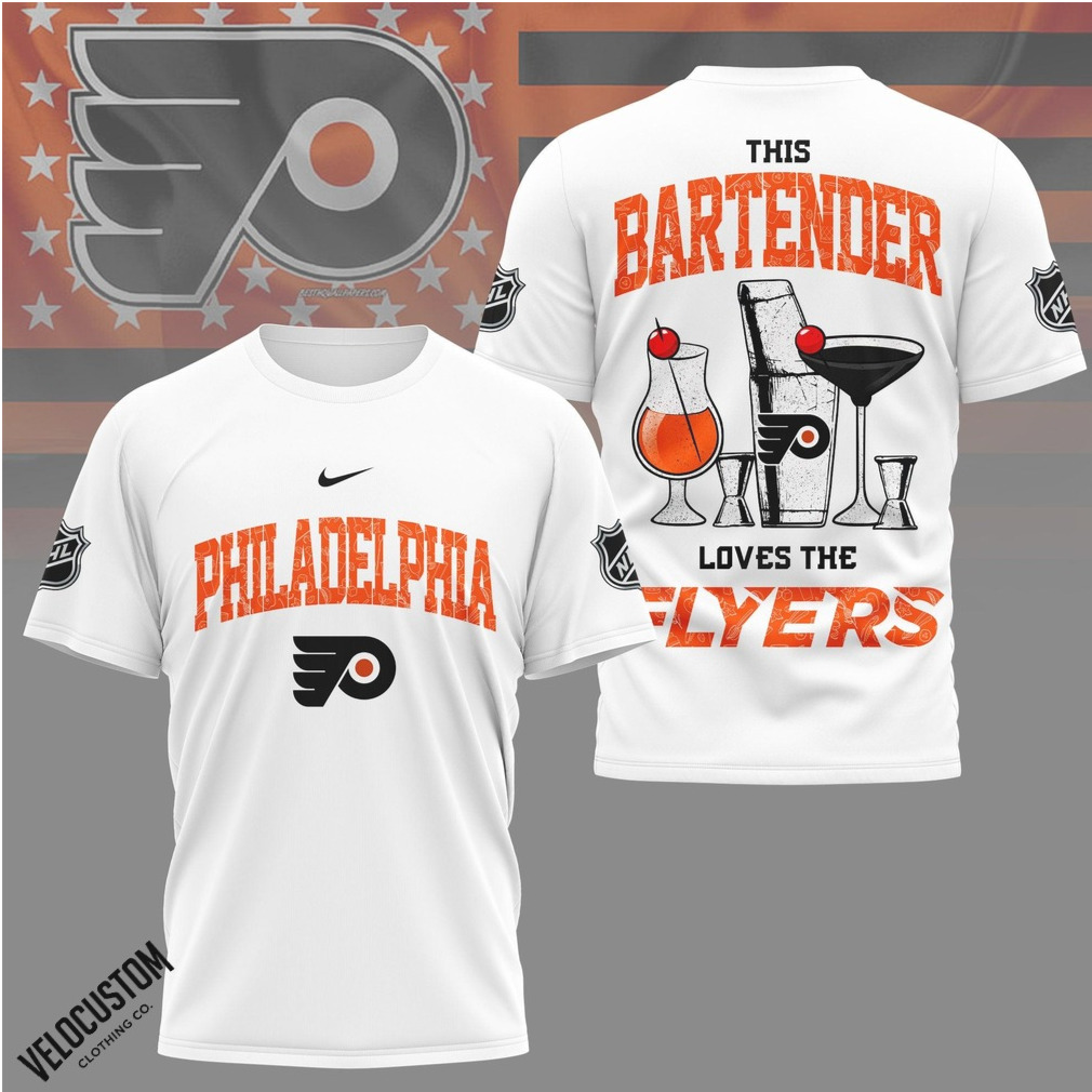 Philadelphia Flyers Bartender Cocktail NHL Hockey Shirt Philadelphia Flyers Bartender Cocktail NHL Hockey Shirt