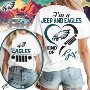 Philadelphia Football Jeep Heart Kind Of Girl Shirt