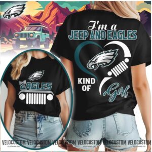 Philadelphia Football Jeep Heart Kind Of Girl Shirt
